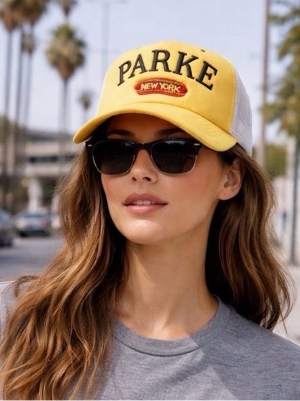 NWT Parke NYC Hot Dog Hat 2025 Yellow Trucker Cap Factory Sealed Sold Out - Picture 1 of 3